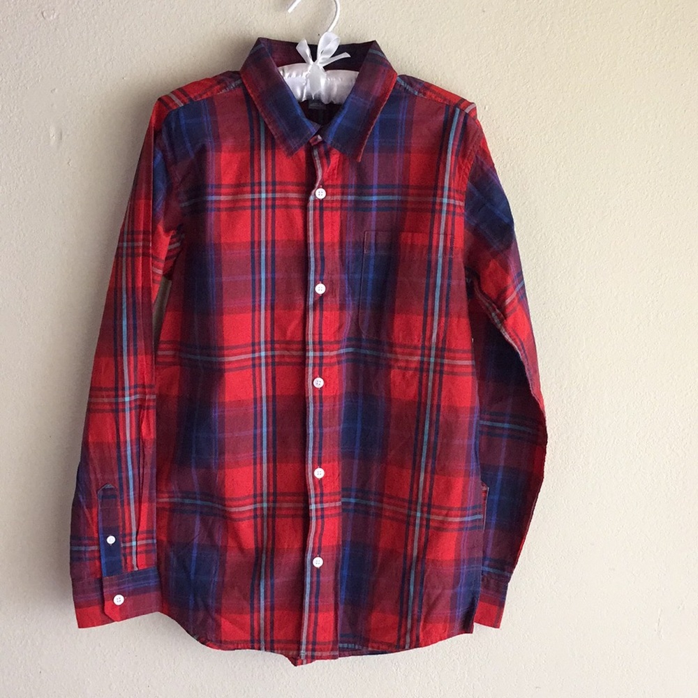🔥 Boy’s Plaid Button-Up 🔥